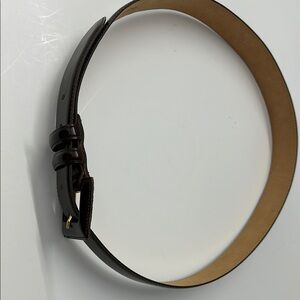 TALBOTS Brown Leather Belt